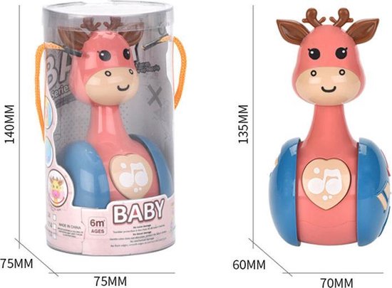 Babyspeelgoed / Peuterspeelgoed - Tuimelaar - met Geluid - speelgoed -van  af 3 jaar -... | bol.com