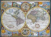 Puzzel 2000 stukjes - Antique World map