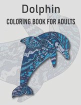 Dolphin coloring book for adults