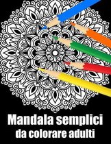 Mandala semplici da colorare adulti