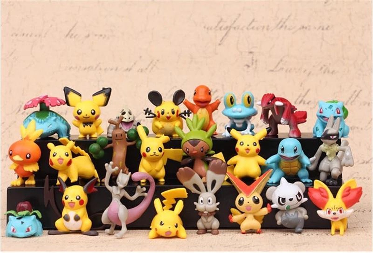 8 Unieke Pok mon Speel Figuren 4-6 cm - Gotta Catch 'em All! Toys exclusive
