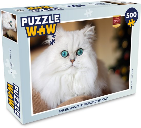 Puzzle chat persan 500 pièces .