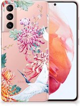GSM Hoesje Samsung Galaxy S21 Smartphonehoesje Customize Bird Flowers