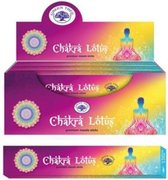 2 pakjes - Wierook - Green Tree - Green Tree Wierook – Premium Masala - Chakra Lotus - Chakra - Lotus - 15 gram per doosje