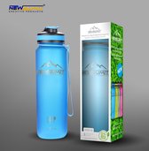 Sportfles shaker bpa-vrij blauw 550 ml