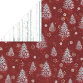 CP-WC02 WHITE CHRISTMAS Scrapbooking single paper 12x12(200gsm)