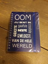 Notitieboekje - A6 - Gelineerd - Oom - Paars