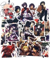 39 Stks/set Attack on Titan Anime Pvc Waterdichte Stickers