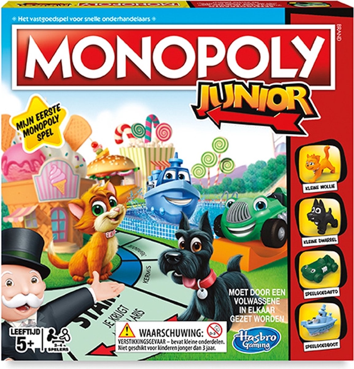 Vaardigheid langzaam opmerking Monopoly Junior - Bordspel | Games | bol.com