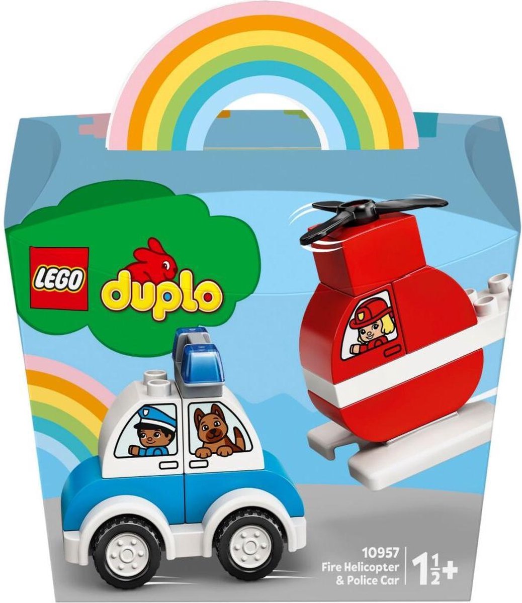 Lego Duplo 10957 Fire Helicopter & Police Car | bol.com
