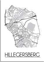 Hilligersberg Plattegrond poster A2 poster (42x59,4cm) - DesignClaudShop