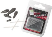 Preston | in-line olivettes | 5 stuks | 0,6 gram | loodjes