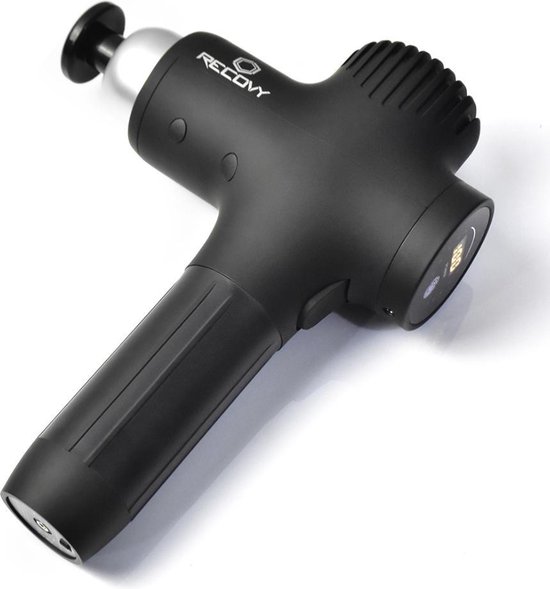 Recovy Massage Gun Percussietherapie Zwart 7 Opzetstukken - Recovy - €139,00