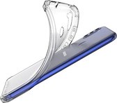 Samsung Galaxy M11 / A11 hoesje - Transparante shock proof gel case met verstevigde hoeken - Volledig doorzichtig - GSM Hoesje - Telefoonhoesje Geschikt Voor: Samsung Galaxy M11