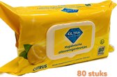 hygiënische allesreiniger doekjes 80 stuks met citroen geur