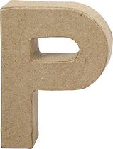 Letter. P. H: 10 cm. B: 7.7 cm. dikte 1.7 cm. 1 stuk
