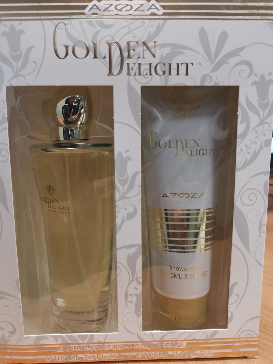 Azoza Golden delight 100 ML eau de parfum en shower gel