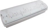 LED Noodverlichting - Viron Sisom - 4W - Helder/Koud Wit 6000K - Opbouw - Mat Wit - Kunststof - 12 Uur Oplaadtijd - SAMSUNG LEDs - BES LED
