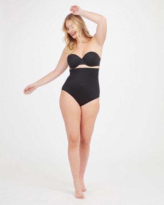 Spanx - Suit Your Fancy - Shapewear string met hoge taille in zwart