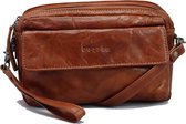 Bagsac Leren Schoudertas 7010 Cognac