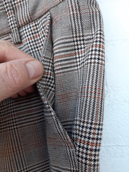 Only Carmakoma Carming Pants Marron à carreaux Taille 44 | bol.com