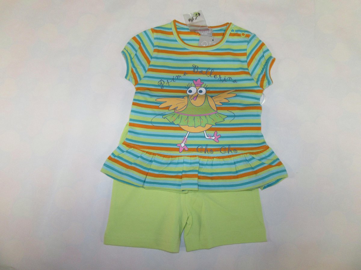 Wiplala - Zomer pyjama - Meisje - Prima ballerina - 6 maand  68