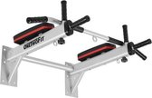 OneTwoFit Multifunctionele Optrekstang Wandmontage Pull Up Bar, Dip Station