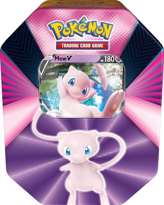 Afbeelding van het spel Pokémon V Forces Tin - Mew V - Pokémon Kaarten