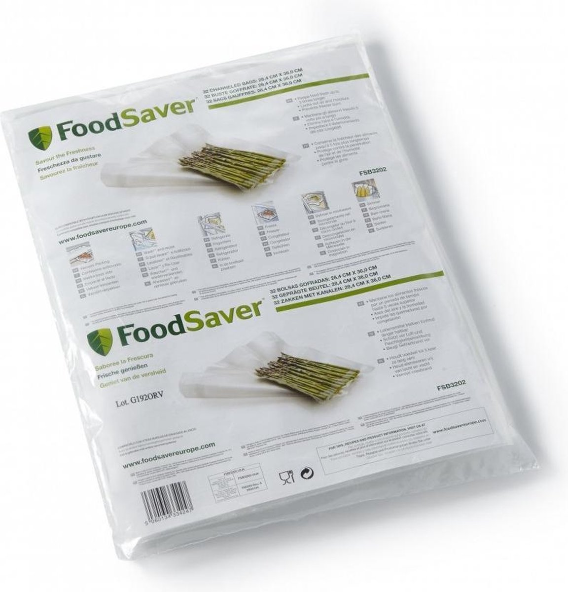 FoodSaver vershoudzakken 28x36cm 32 stuks