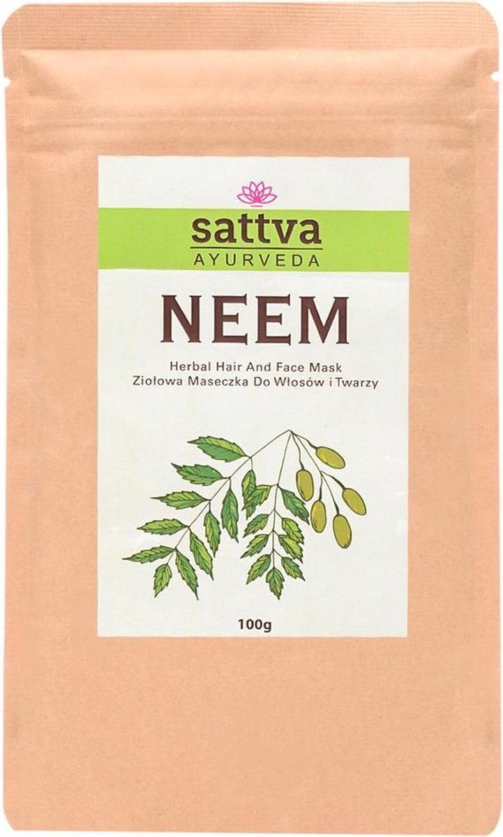 Sattva - Neem Herbal Mask For Hair And Face