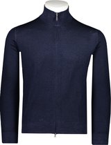 Gran Sasso  Vest Blauw Getailleerd - Maat XL  - Heren - Lente/Zomer Collectie - Wol