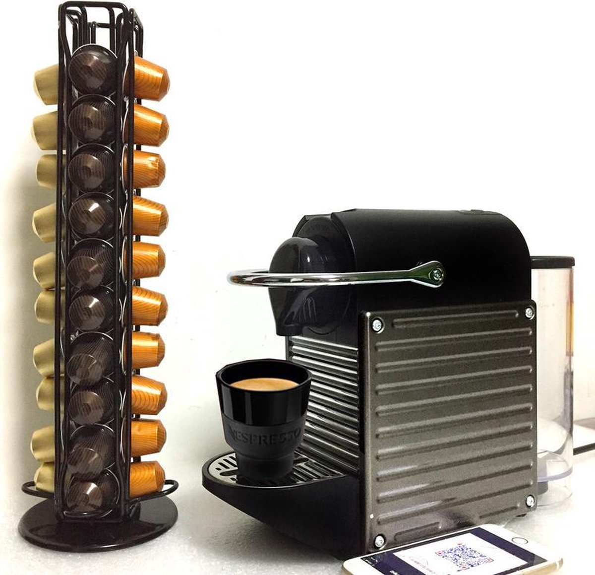 Porte Capsules Rotatif Nespresso - 40 Capsules à Prix Carrefour