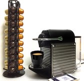 TDR-Draaibare capsulehouder - Geschikt voor Nespresso en compatible Capsules - 40 stuks zwart