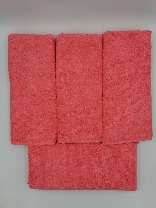 Chiffon microfibre 40x36cm rouge