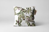 Made on Friday - Sierkussen Olives Watercolor  50 x 50 cm - Kendal (Twill 210 gr./m2)