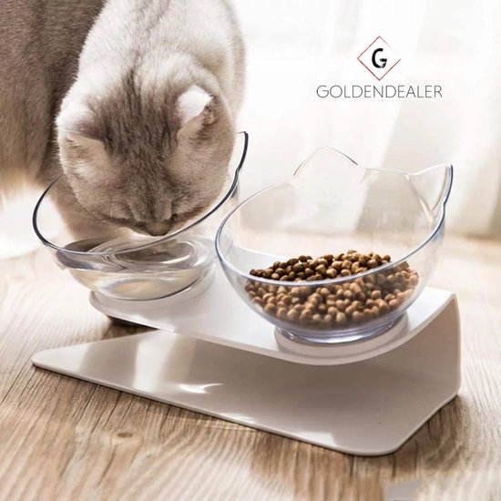 Traditioneel buik knal GOLDENDEALER™ - Dieren Water & Voer Set - Katten/Hon - Voerbak - kattenvoerbakjes -... | bol.com