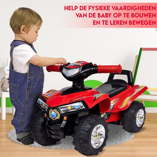 Loopauto Quad Loopwagen voor Jongens en Meisjes Speelgoed