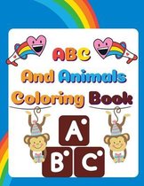 ABC And Animals Coloring Book