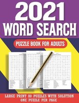 2021 Word Search Puzzle Book For Adults