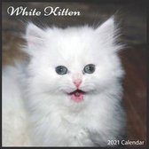White Kitten 2021 Calendar