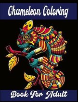 Chameleon Coloring Book For Adult