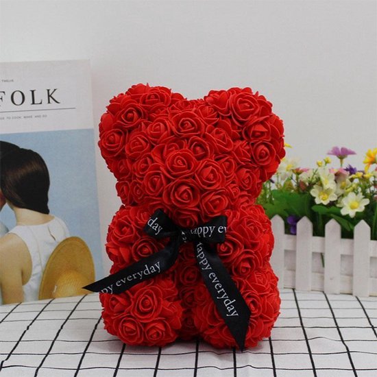 Wrak Betekenis Welke Rozen Teddybeer 25cm - Valentijns cadeau - Verjaardagscadeau - Jubileum -  Liefde -... | bol.com
