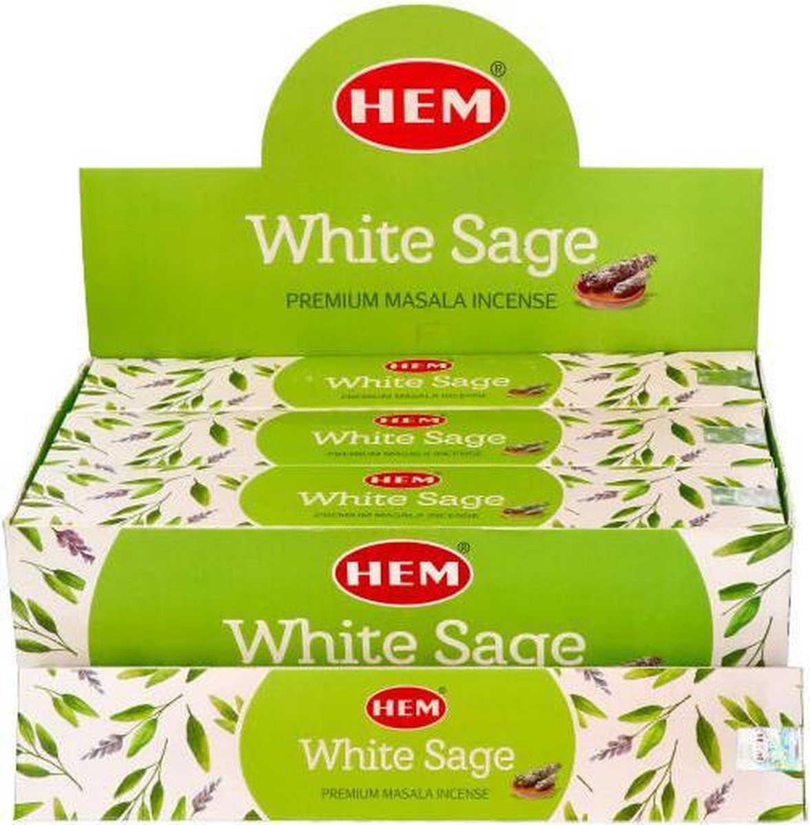 Hem White Sage Wierookstokjes 3 pakjes 36 stuks