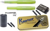 Kaweco Cadeauset nr.1 (5delig) Vulpen Frosted Sport Fine Lime - Medum