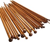 Breinaalden - bamboe - 18 setjes