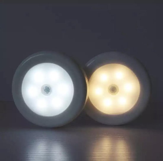 badminton Ounce trui Led lamp- Led licht- Draadloos- Kastverlichting- LED Nachtlampje met  Bewegingssensor -... | bol.com
