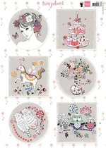 Hobbypapier - Decoupage - Marianne Design - Decoupage 1pcs Tres jolie 1