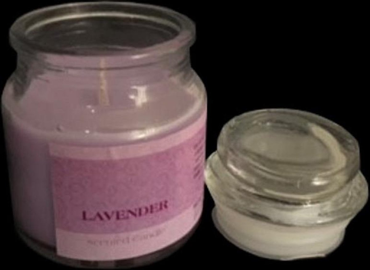 Geurkaars lavendel set van 6