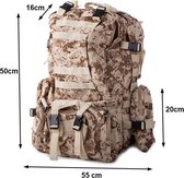 Robas Survival militaire rugzak , 48,5 liter