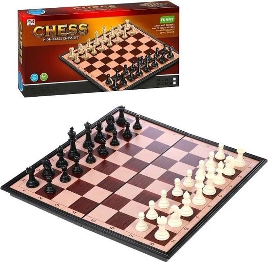 Thumbnail van een extra afbeelding van het spel Tian Xin: Schaakbord met Schaakstukken - Schaakset - Chess Set - Schaken - Opklapbaar